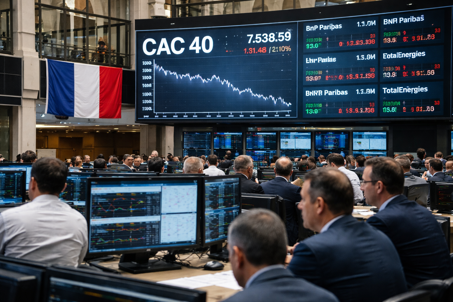What next for the CAC 40 Index as it sinks into a correction?